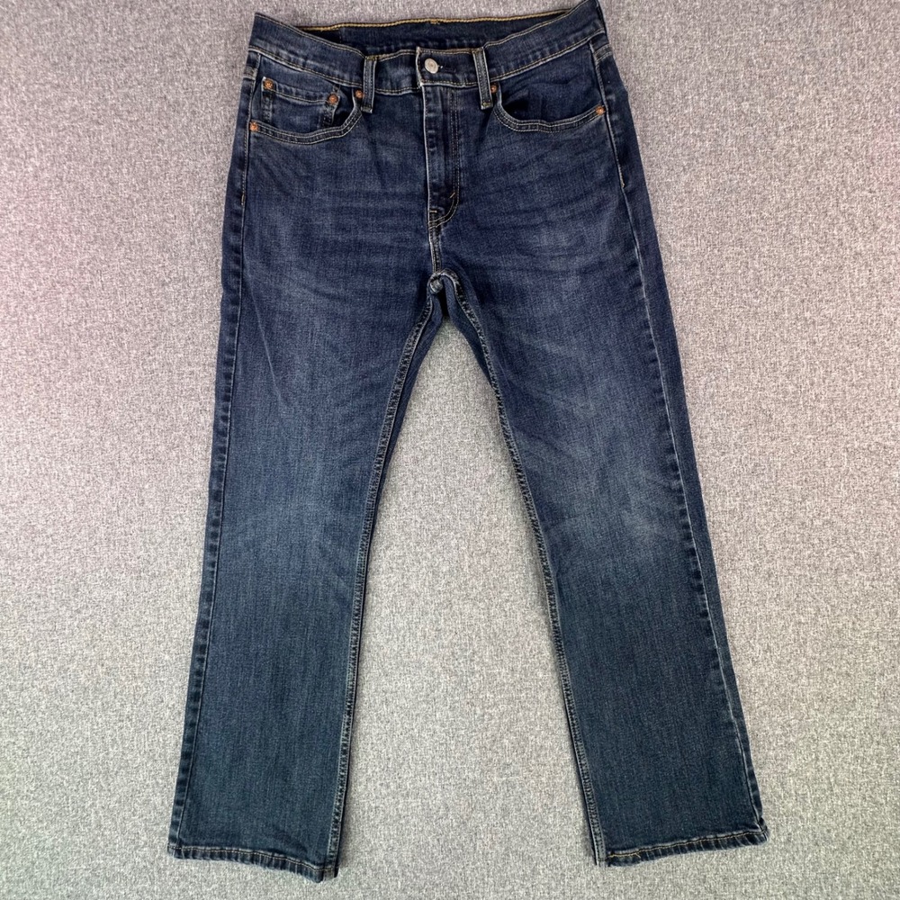 Levi's Jeans Mens 32x32 527 Slim Bootcut Dark Blue Stretch Excellent